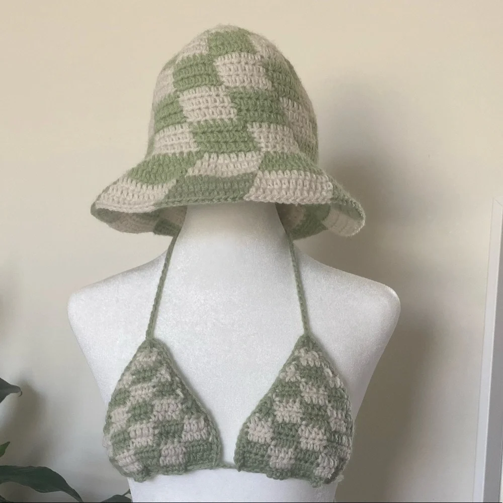 Crochet Bucket Hat - Picture 1 of 5